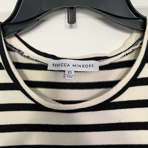Rebecca Minkoff | Stripe Talia Mini Dress - Picture 4 of 4